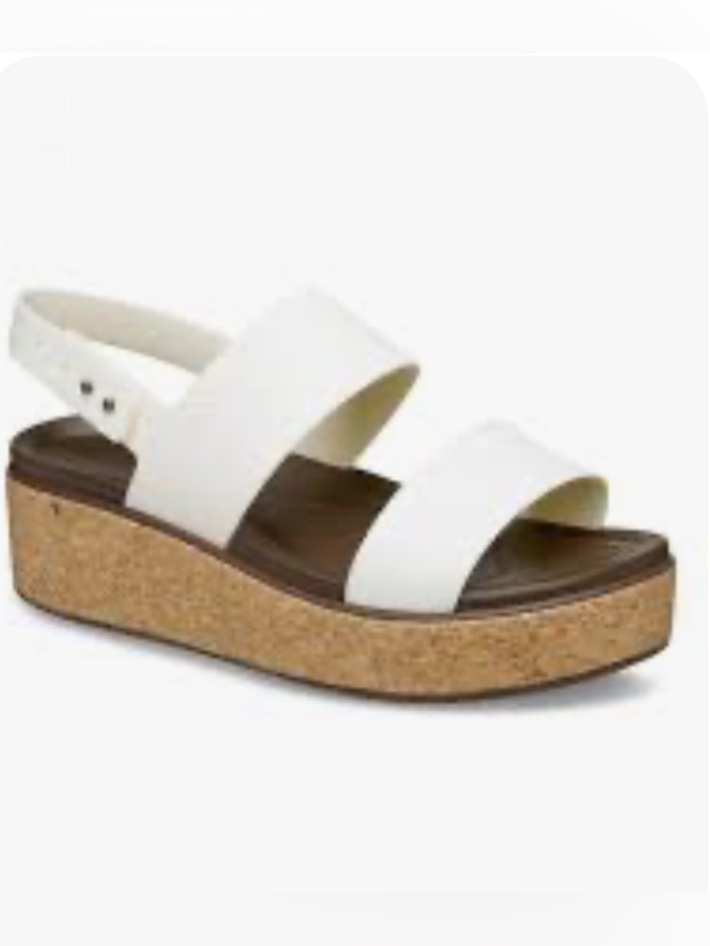 Crocs Brooklyn Cork Low Wedge Sandals